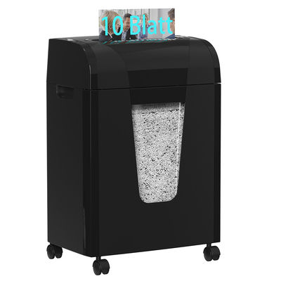 60dB 중량 오피스 마이크로 절단 종이 Shredder 20L 용량 조용한 작업 C261P-10
