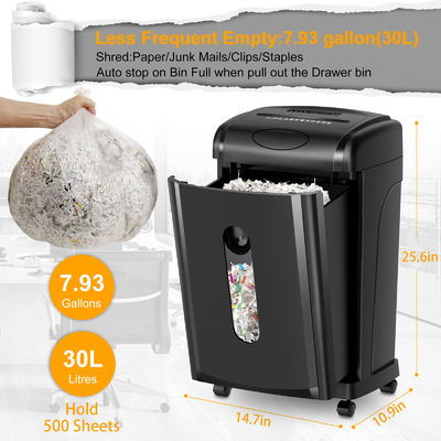CE/EMC 인증을 받은 30L 철수통과 함께 기업용 중용 종이 쉐리더