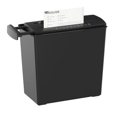 S606b 220mm 목 너비 스트립 잘라 종이 Shredder 2.64 갤론 용량 5 장 A4 쉐러 머신