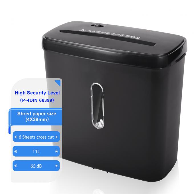 11L 쓰레기통 c502p와 함께 홈 오피스용 크로스 컷 종이 쉐레이더 0