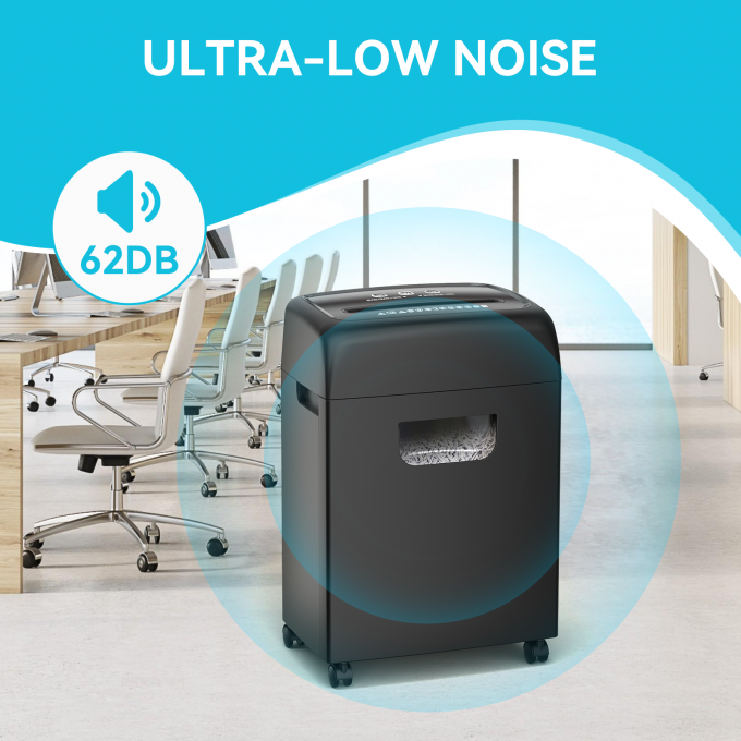 C281P 무거운 용도 문서 신용 카드 종이 쉐러 20L 18 장 종이 쉐러 기계 4