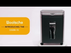 CD290P 10 장 마이크로 컷 중량 업무용 종이 18 리터 당기는 비인 종이 쉐러와 함께 CD 쉐레이더