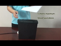 S606B 스트립 자른 종이 쉐레이더 기계 6.8mm 쉐레이드 크기 5 장 A4