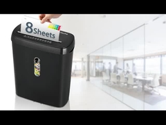 SD108P 11L 바구니 빈과 함께 가정 및 사무실을 위한 종이 쉐레이더 스트립 절단