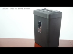 CD226P-12 P-4 보안 수준 오피스 크로스 절단용 무거운 용량 종이 쉐이더 기계